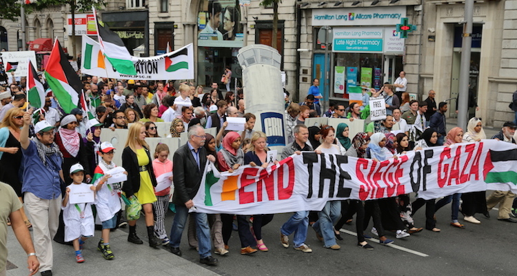 3000 Irish March in Support of Palestine